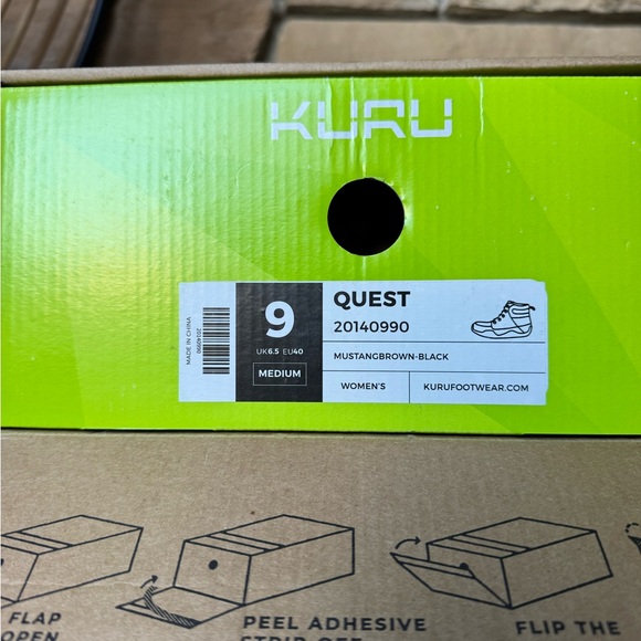 NIB Kuru Quest hiking boot - mustang brown - size 9 - Picture 3 of 12